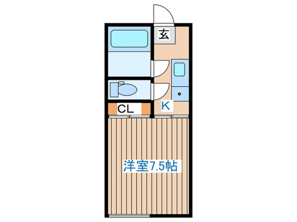 ハウスサンパークの物件間取画像